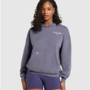 Gymshark x Anna hoodie in dewberry